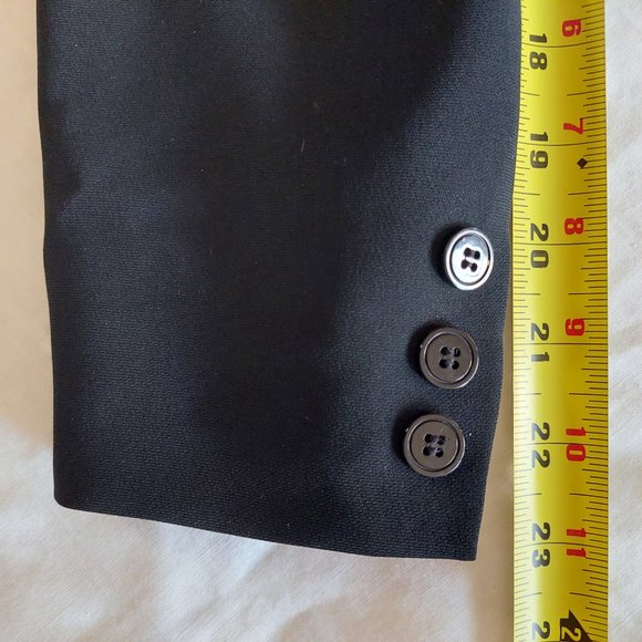 Jones New York Black 2 Button Blazer (Size 10P) - Picture 6 of 9
